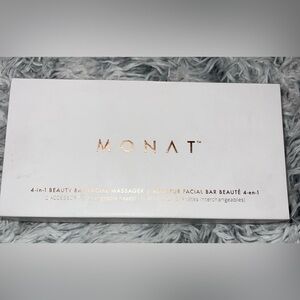 Monat 4-in-1 Beauty Bar Facial Massager Roller 4 Interchangeable Heads